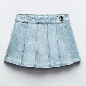 High Waist Pleated Skort